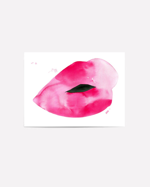 Ivy Lips Print