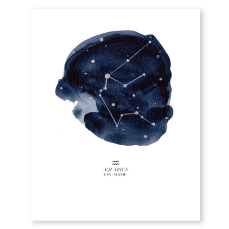 Pisces Zodiac Constellation Print