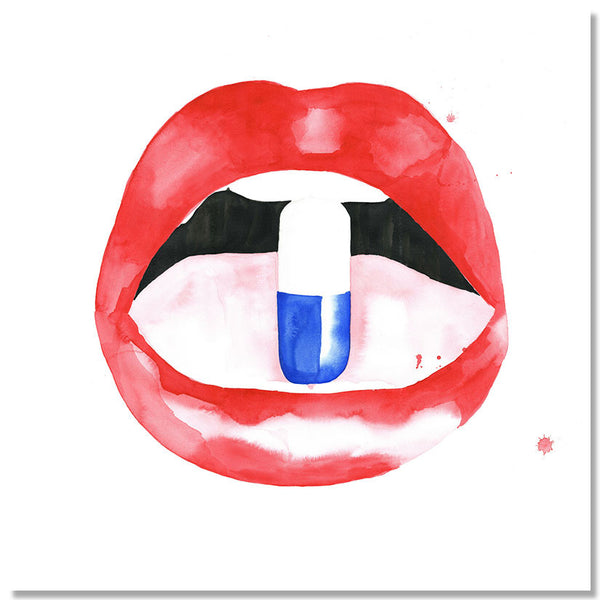 Jade Limited Edition Signed Lips Print