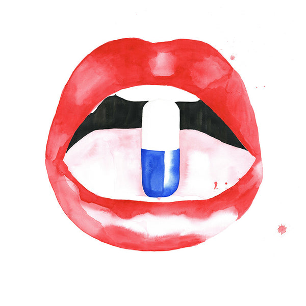 Jade Limited Edition Signed Lips Print