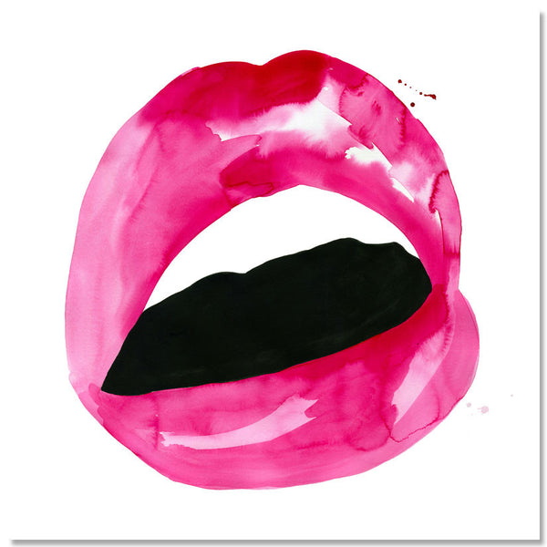 Nicole Limited Edition Signed Lips Print