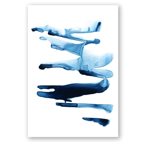 Abstract Indigo no.2 Print