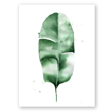 Indigo Paddle Cactus Print