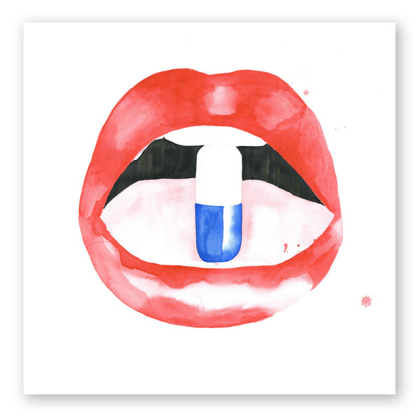 Jade Limited Edition Signed Lips Print