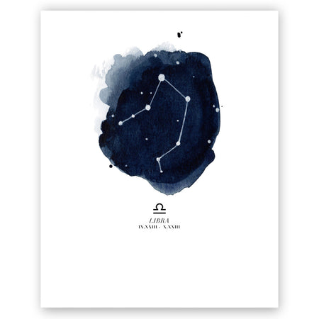 Scorpio Zodiac Constellation Print