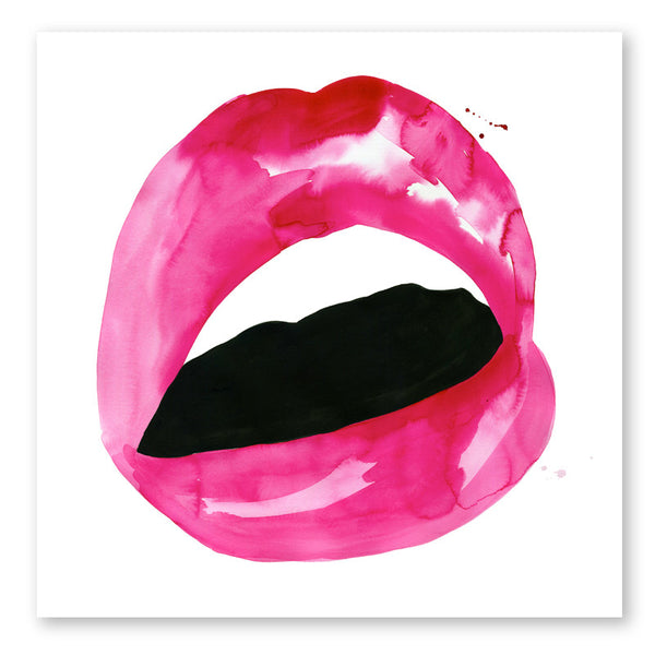 Nicole Limited Edition Signed Lips Print