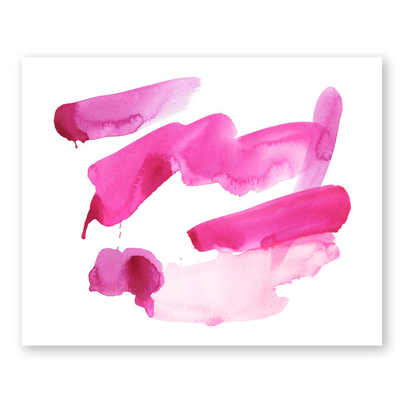 'Pink Abstract I' Print