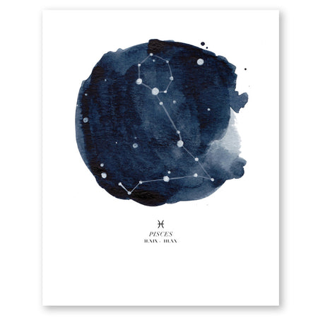 Virgo Zodiac Constellation Print