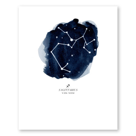 Zodiac Constellations Poster Print