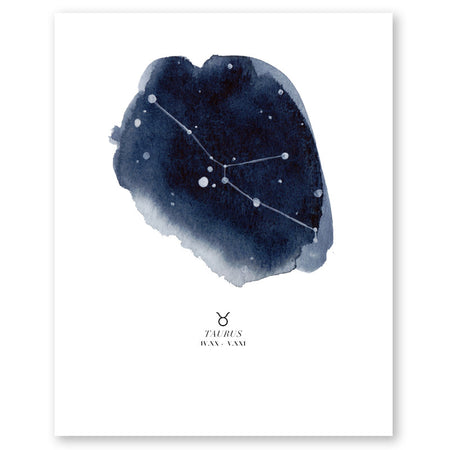 Zodiac Constellations Poster Print