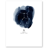 Virgo Zodiac Constellation Print