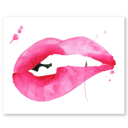 Nicole Limited Edition Signed Lips Print