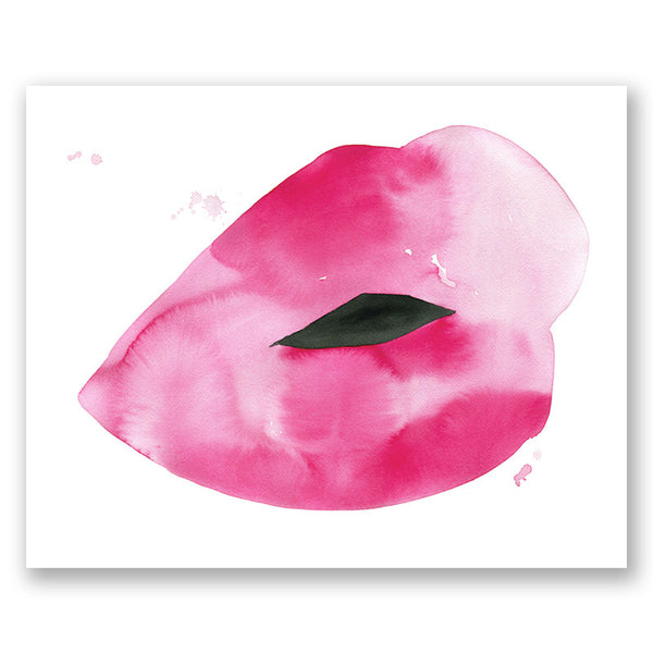 Ivy Lips Print