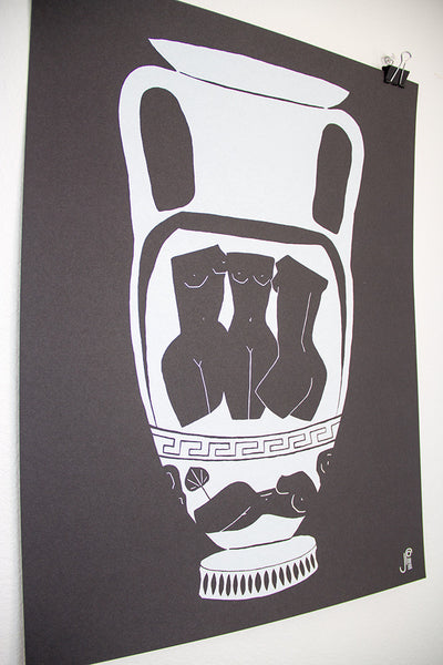 Urn no.1 LIMITED EDITION Screenprint