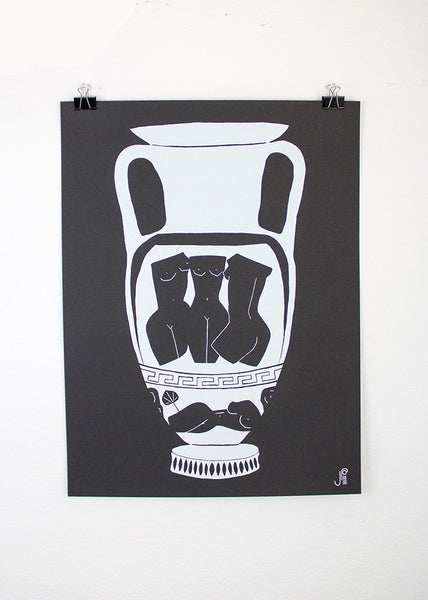 Urn no.1 LIMITED EDITION Screenprint