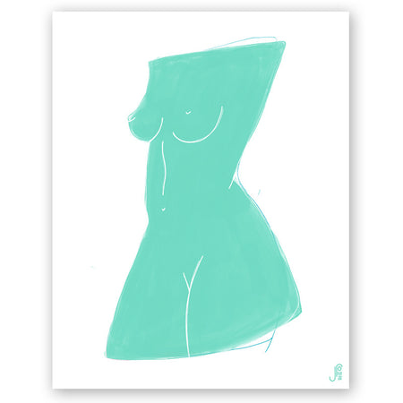 Jade Limited Edition Signed Lips Print
