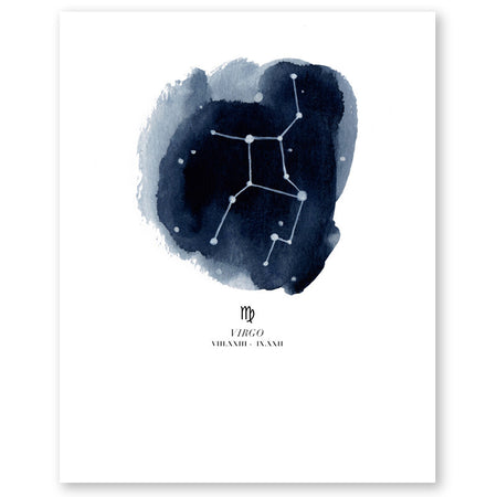 Leo Zodiac Constellation Print